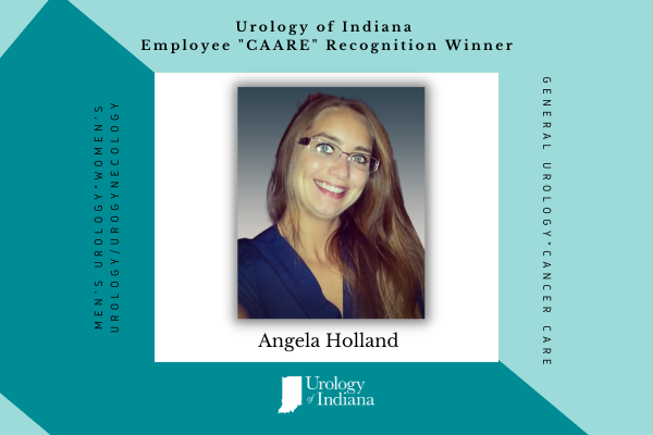 Urology of Indiana Employee CAARE Award Angela Holland