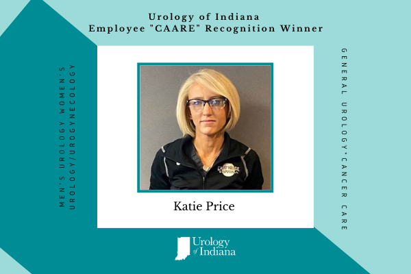 Urology of Indiana Recognizes Employee CAARE Recognition Winner