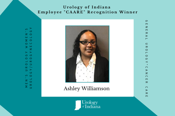 Urology of Indiana Recognizes Employee CAARE Recognition Winner