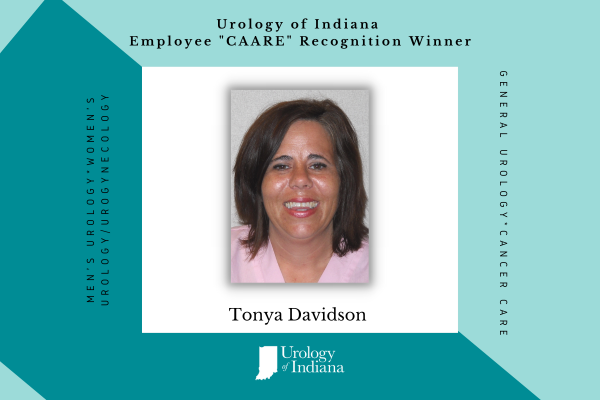 Urology of Indiana Employee CAARE Award Tonya Davidson