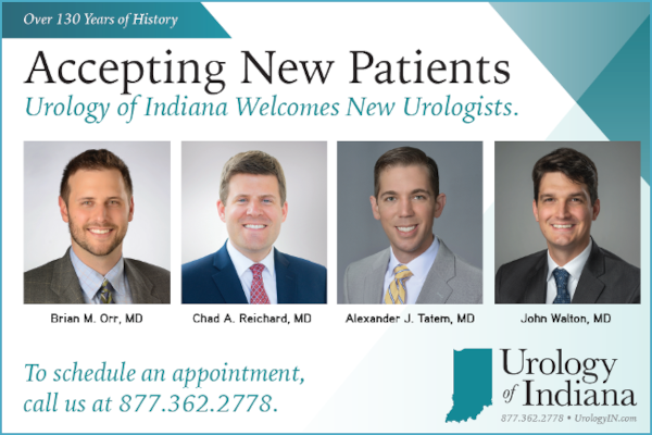 Four New Physicians Join Urology of Indiana