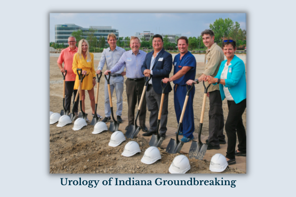 Urology of Indiana Groundbreaking at the Bridges Medical Office Building Development