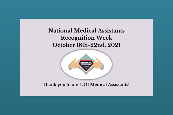 Urology of Indiana Celebrates National Medical Assistant Week 2021