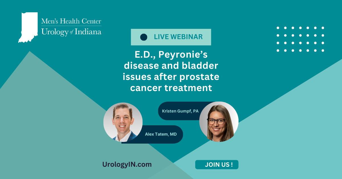 Registration Now Open: Don’t Miss Urology of Indiana’s Men’s Health Spring Webinar!