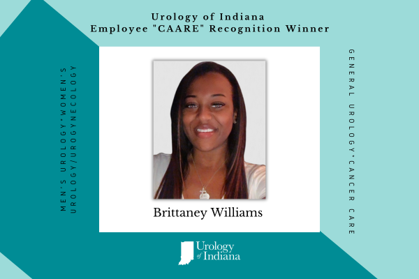 Urology of Indiana We CAARE Award Winner Brittaney Williams