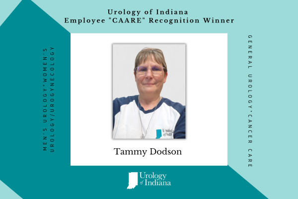 Urology of Indiana We CAARE Award Tammy Dodson